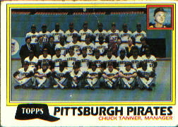 1981 Topps Baseball Cards      683     Pirates Team CL#{Chuck Tanner MG